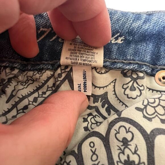 Sz 4R vintage low rise y2k American Eagle 77 Straight Denim Jeans  ae77 - Picture 12 of 15